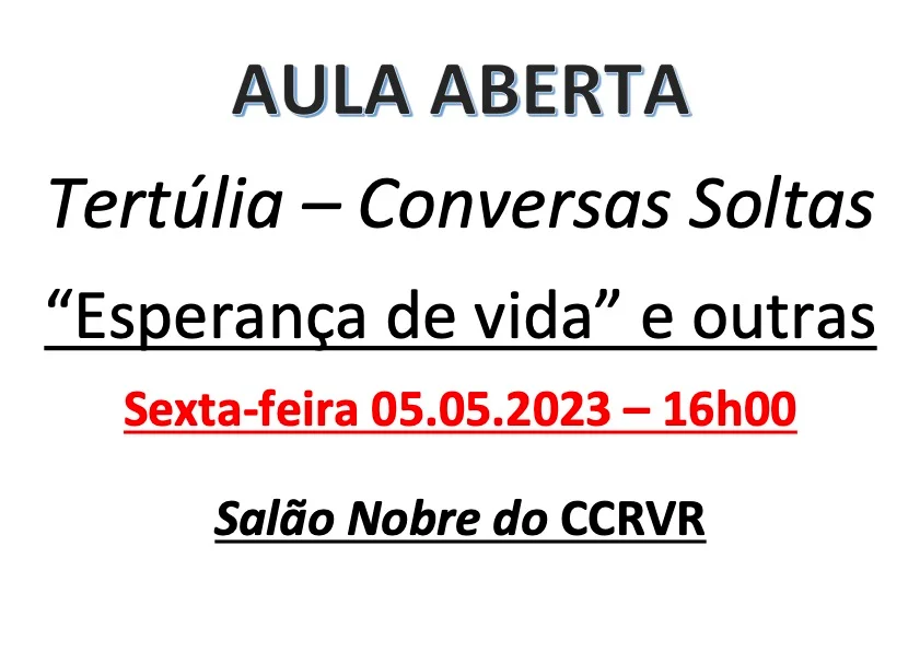 Aula Aberta 5 de Maio