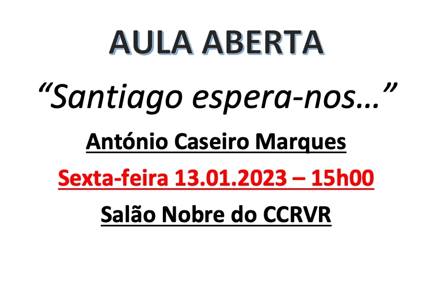 Aula Aberta 13 de janeiro