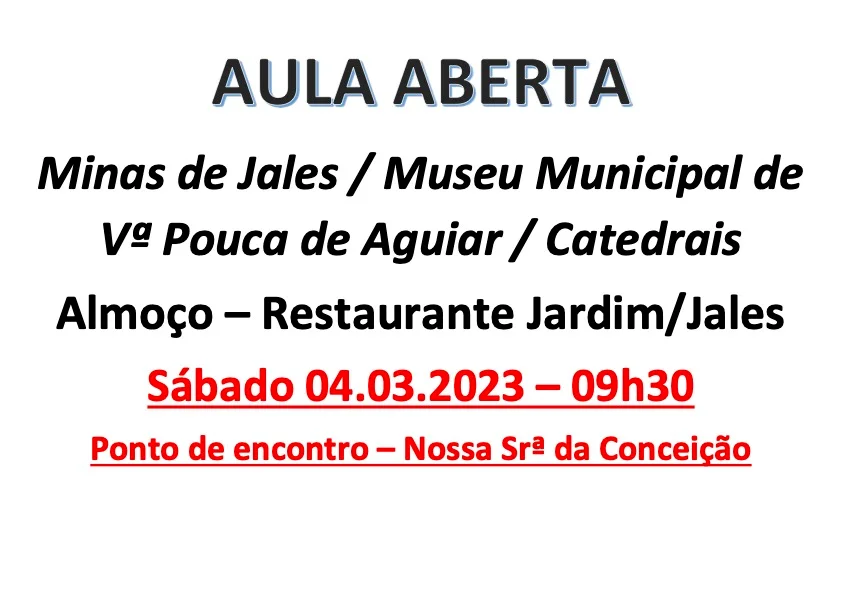 Aula Aberta 4 março