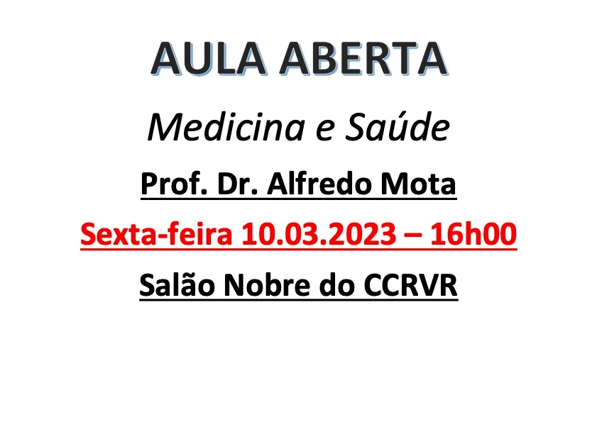Aula Aberta 10 março