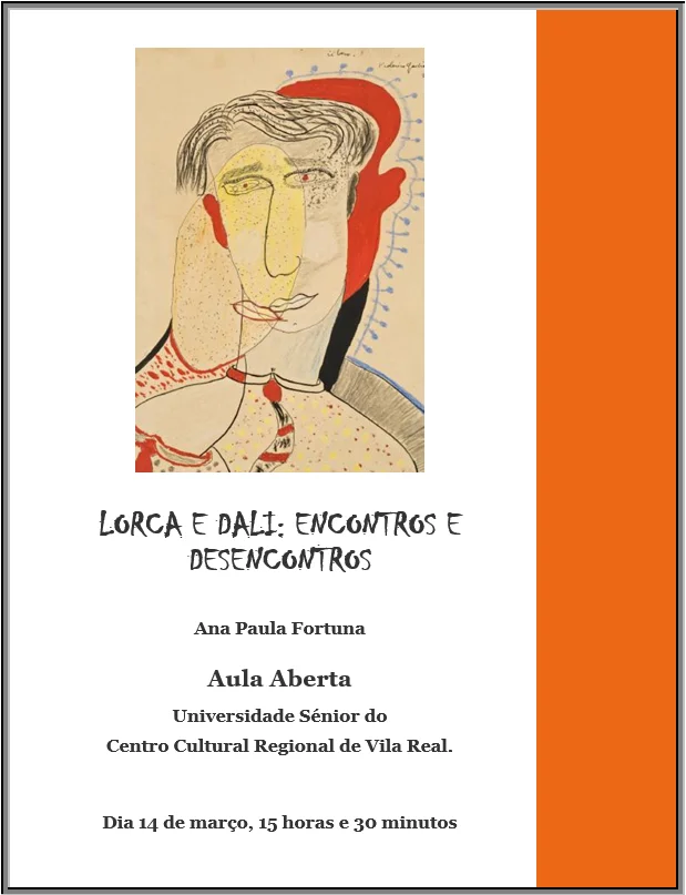 Aula aberta “Lorca e Dalí: Encontros e Desencontros”