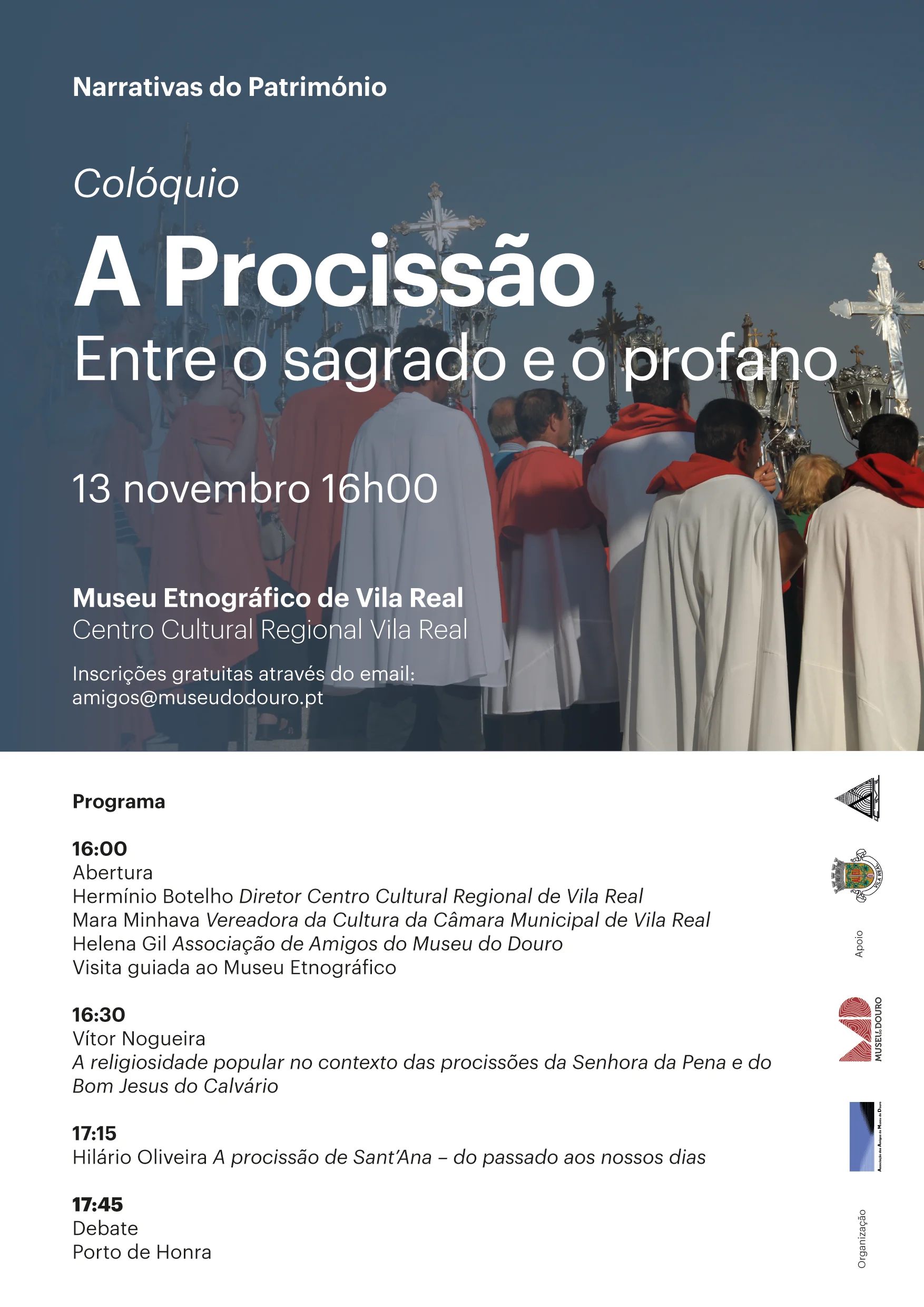 Narrativas do património no dia 13 de novembro no CCRVR