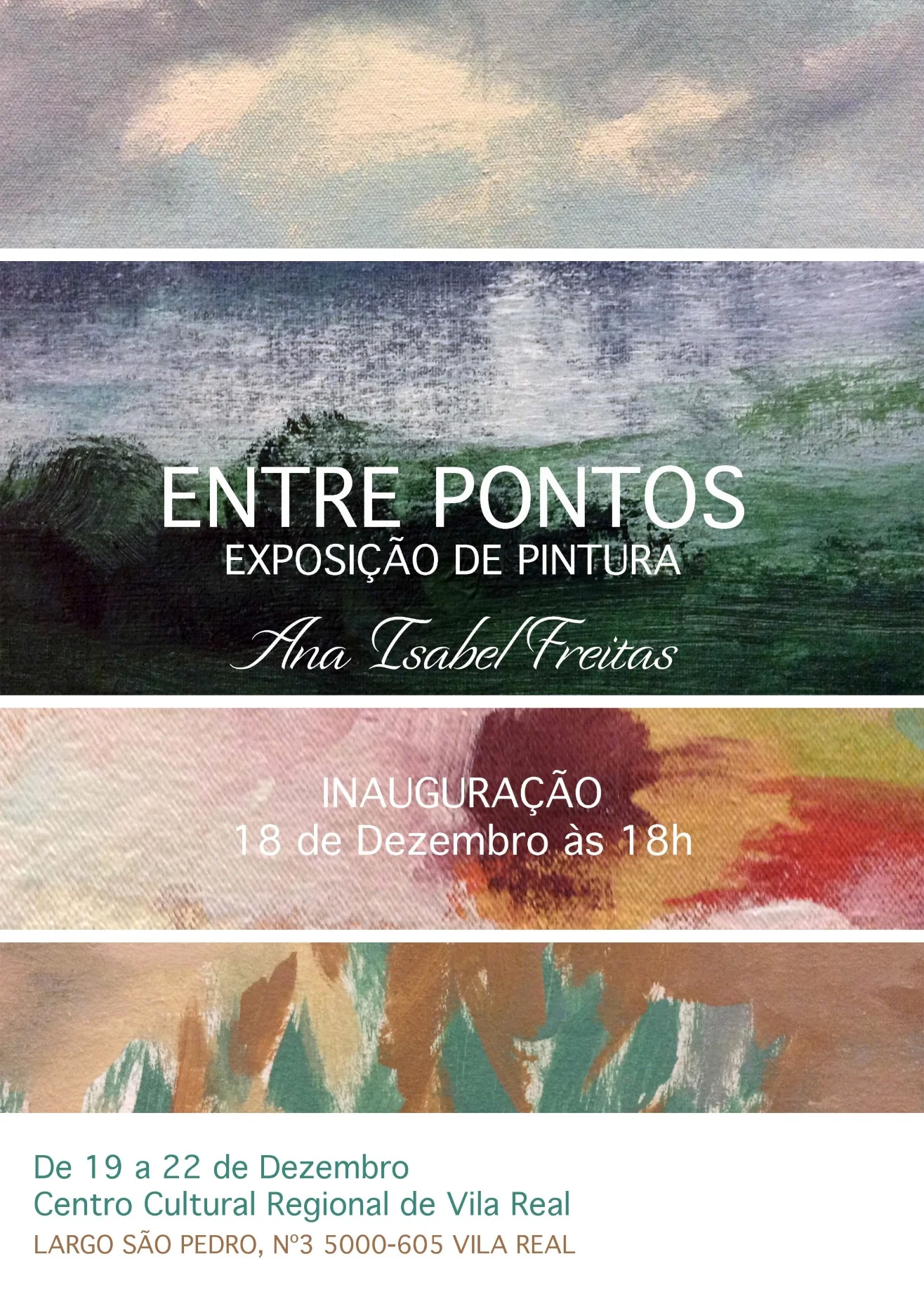 “Entre Pontos” – Exposição de Pintura de Ana Isabel Freitas